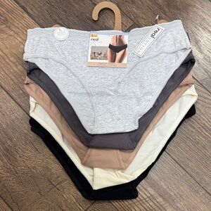 Real Cotton Women's Hipster Briefs - 5 Pack